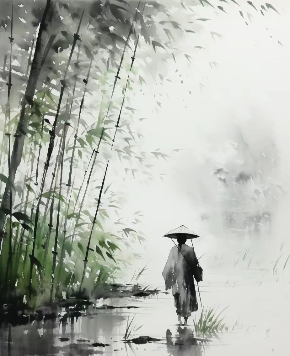 蓑烟雨任平生也无风雨也无晴_一蓑衣烟雨任平生_平生烟雨任一蓑