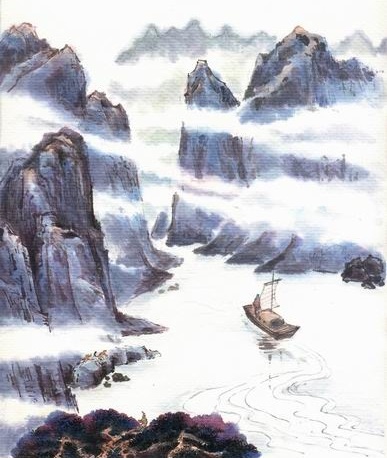 两岸猿声啼不住，轻舟已过万重山。全诗意思及赏析